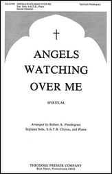 Angels Watching over Me SATB choral sheet music cover